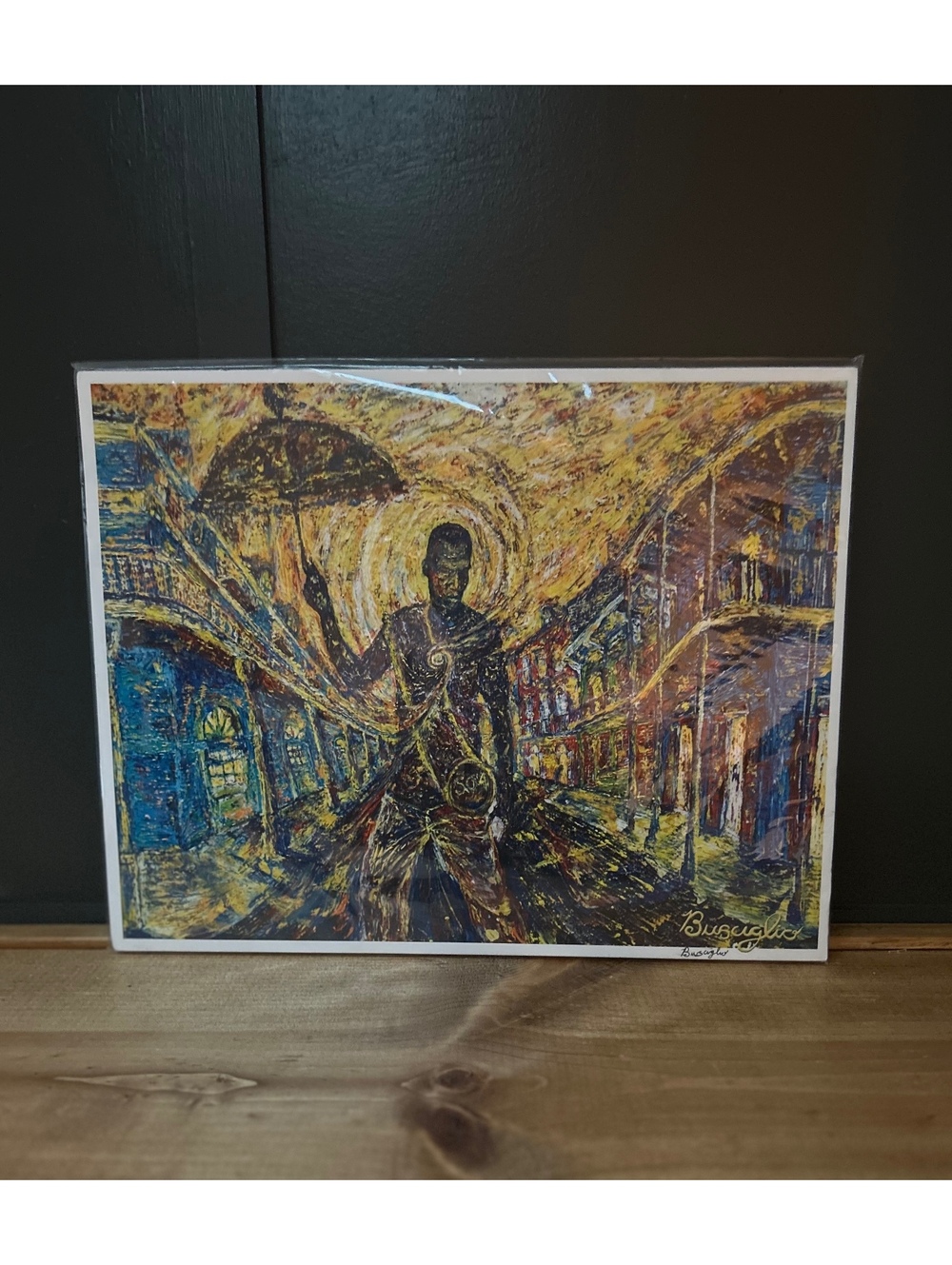 Signed Nicholas Busciglio New Orleans Jazz Art Print